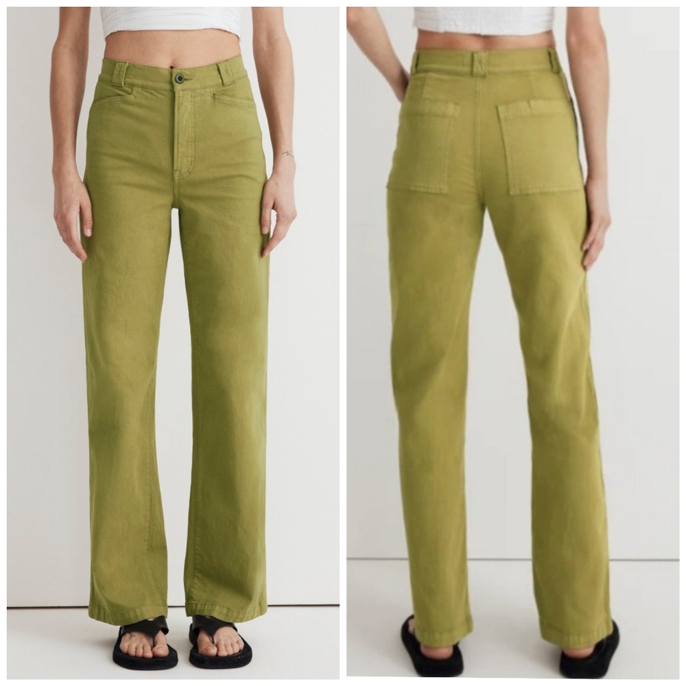 🥑🥝Madewell Emmett Wide-Leg Artichoke Jeans